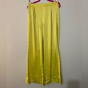CELERY silky trousers with pocket